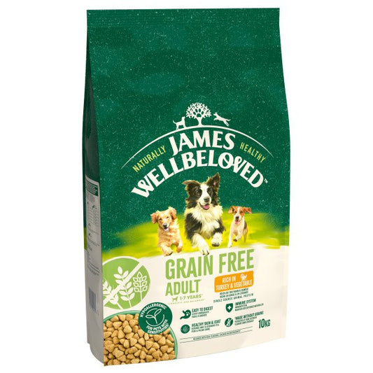 James Wellbeloved Adult Dog Grain-Free - Turkey 10kg