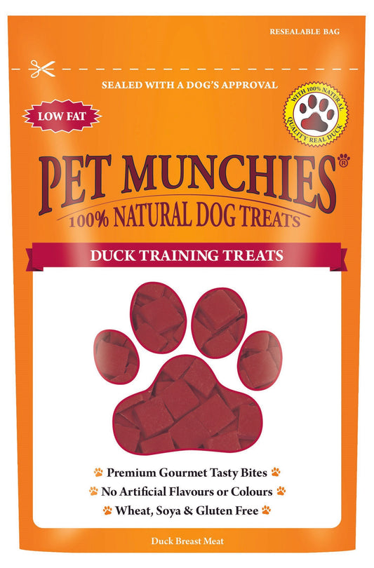 Pet Munchies Dog Training Treats Duck 50g x 8