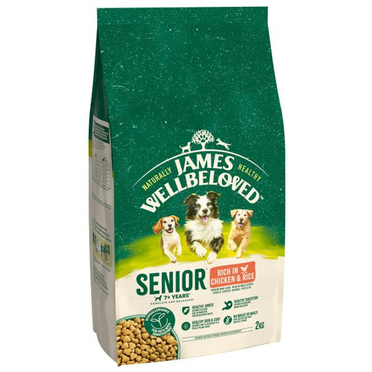 James Wellbeloved Senior Dog Chicken & Rice 2kg