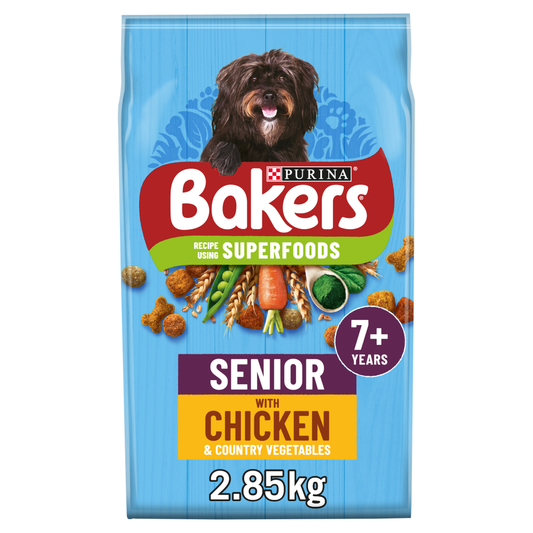 Bakers Complete Senior Chicken & Country Veg 2.85kg
