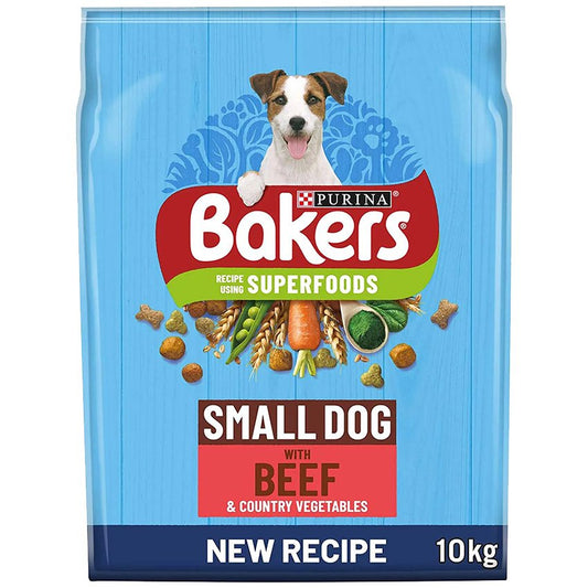 Bakers Complete Small Dog - Beef & Veg 10kg