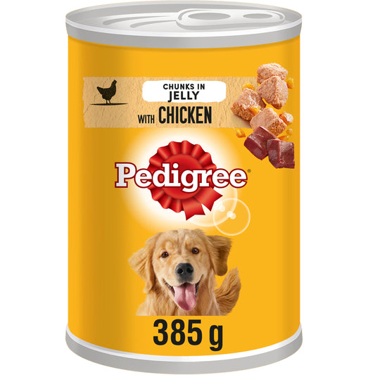 Pedigree Can Adult Chicken in Jelly 400g x 12pk