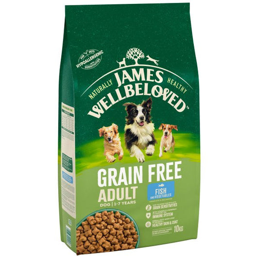 James Wellbeloved Adult Dog Grain-Free - Fish 10kg