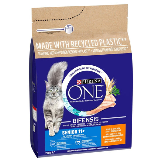 Purina One Cat Senior 11+ Chicken & Wholegrains 2.8kg x 1