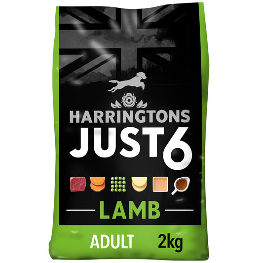 Harringtons Just 6 Lamb Dry Adult Dog Food 2kg