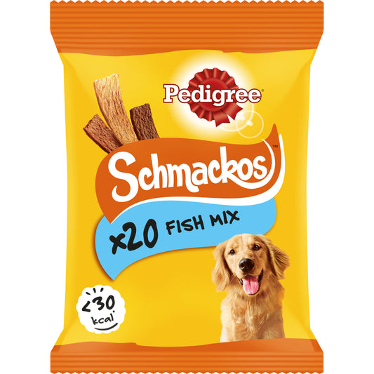 Pedigree Schmackos 20 Sticks - Fish x 9