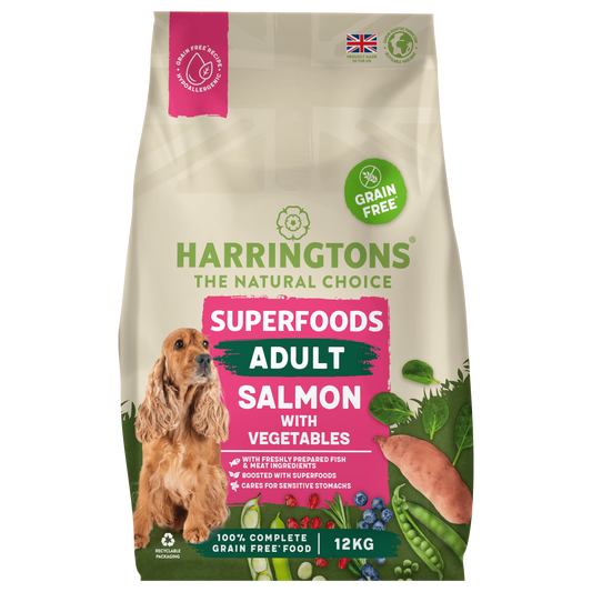 Harringtons Adult GRAIN-FREE Superfoods Salmon 12kg