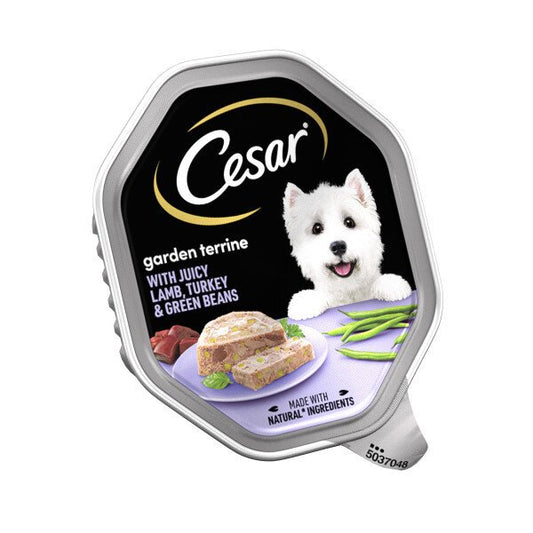 Cesar Foil Tray Garden Terrine Lamb & Turkey 150g x 14