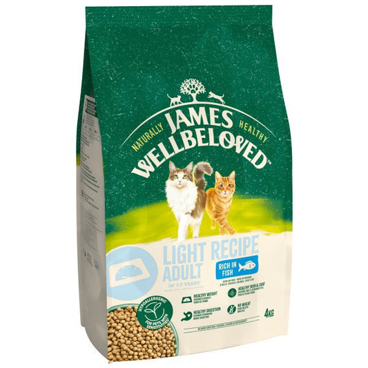 James Wellbeloved Cat Light - Fish & Rice 4kg x 1