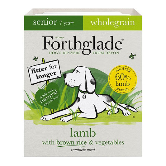 Forthglade Complete Senior Wholegrain Lamb & Brown Rice 395g x 18