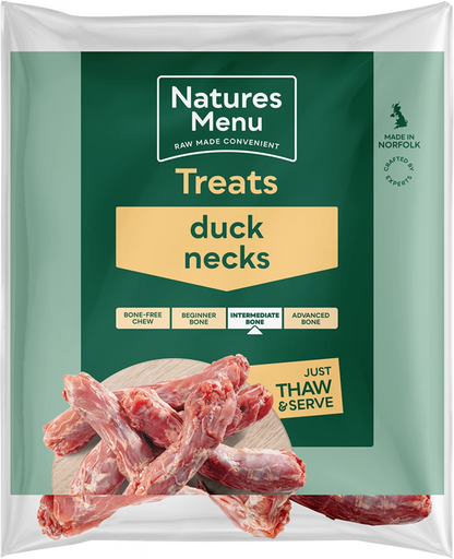 Natures Menu Raw Chews  Natures Menu Raw Duck Necks For Dogs