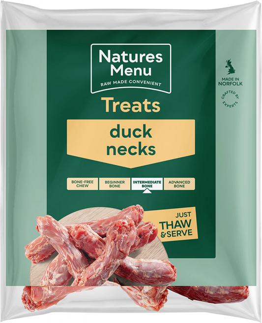 Natures Menu Raw Chews  Natures Menu Raw Duck Necks For Dogs