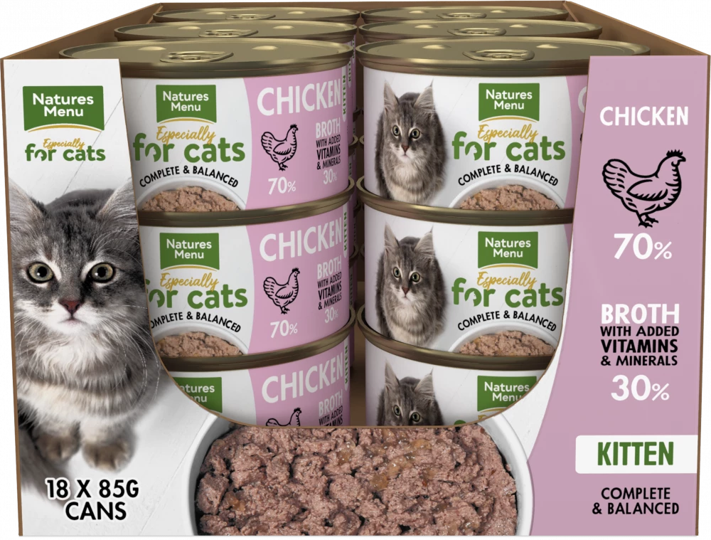 Especially for Cats Cans<br/>Chicken for Kittens