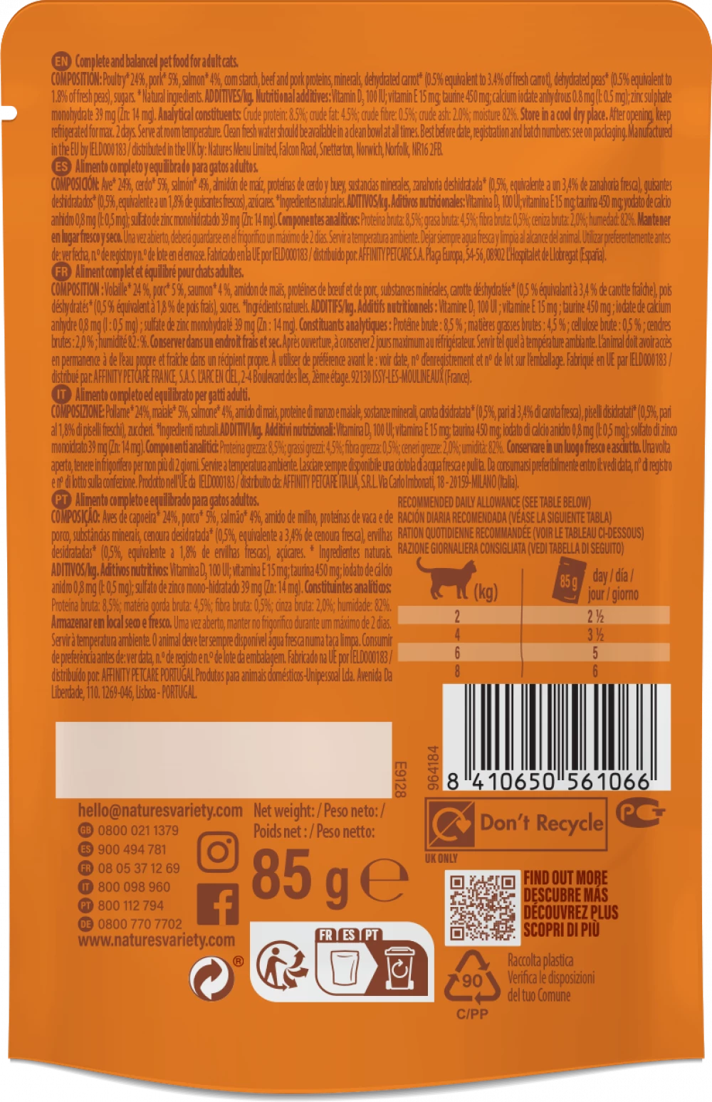 Bites in Gravy  Salmon For Adult Cats