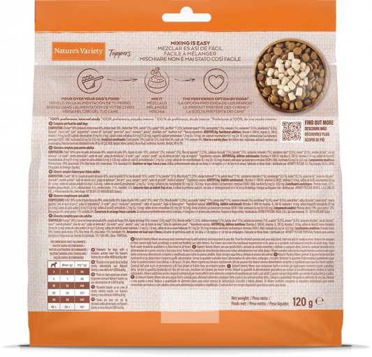 Complete Freeze Dried Food  Chicken Toppers For Adult Dogs