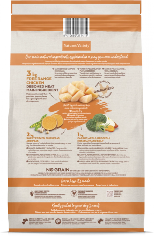 Selected Dry  FREE RANGE CHICKEN For Puppies