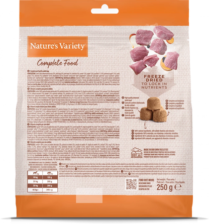 Complete Freeze Dried Food  Lamb For Adult Dogs