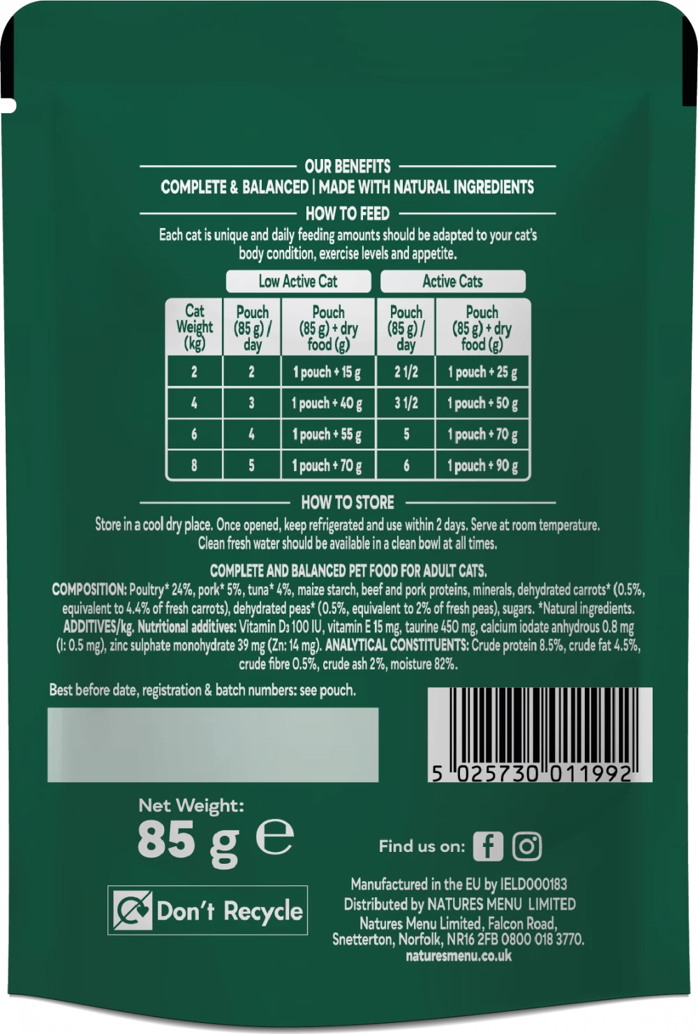 Bites in Gravy  Tuna For Adult Cats