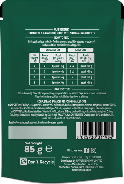 Bites in Gravy  Salmon For Adult Cats