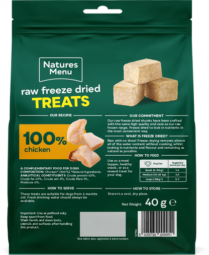 Freeze Dried Meat Chunks  Chicken Chunks For All Dogs