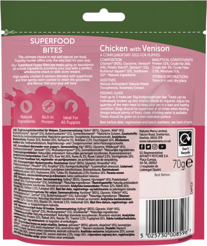 Country Hunter Superfood Bars  Chicken With Venison For Puppies For Puppies