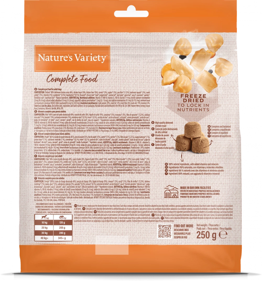 Complete Freeze Dried Food  Chicken For Adult Dogs