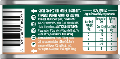 Chicken with Salmon & Tuna For Adult Cats