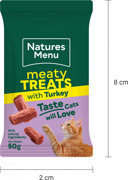 Natures Menu Treats  Turkey For Adult Cats