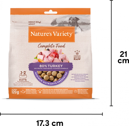 Complete Freeze Dried Food  Turkey For Adult Dogs
