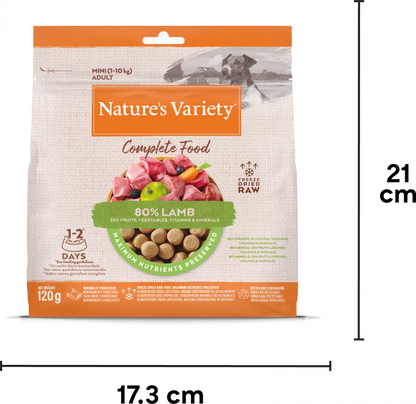 Complete Freeze Dried Food  Lamb For Adult Dogs