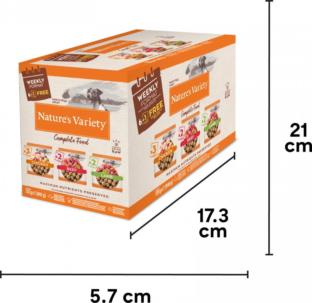 Complete Freeze Dried Food  Multipack For Adult Dogs