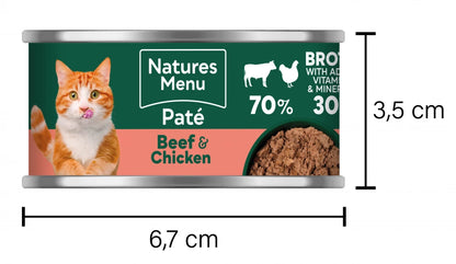 Beef & Chicken For Adult Cats