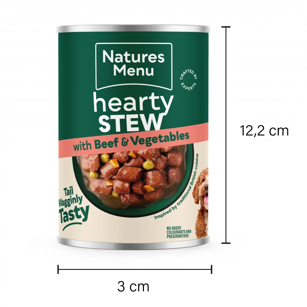 Natures Menu Cans  Hearty Stews Beef For Adult Dogs