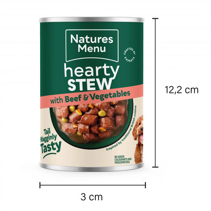 Natures Menu Cans  Hearty Stews Beef For Adult Dogs