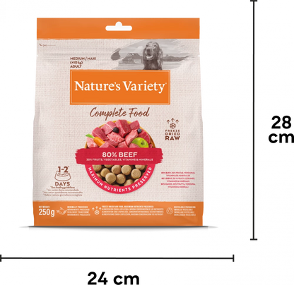 Complete Freeze Dried Food  Beef For Adult Dogs