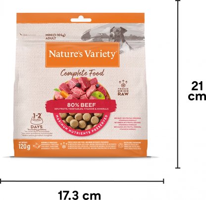 Complete Freeze Dried Food  Beef For Adult Dogs