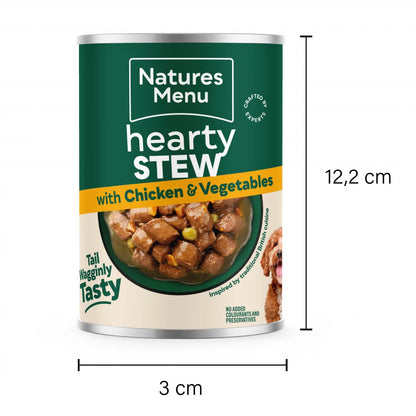 Natures Menu Cans  Hearty Stews Chicken For Adult Dogs