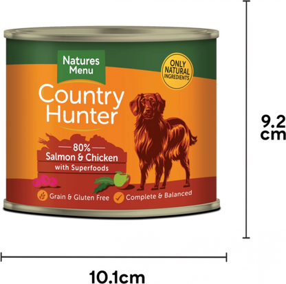 Country Hunter Cans  Salmon and Chicken with Superfoods For Adult Dogs