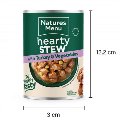 Natures Menu Cans  Hearty Stews Turkey For Adult Dogs