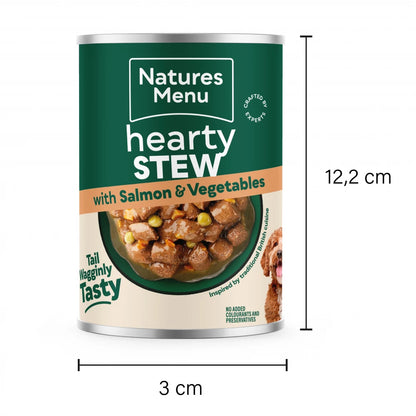 Natures Menu Cans  Hearty Stews Salmon For Adult Dogs