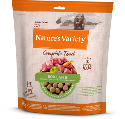 Complete Freeze Dried Food  Lamb For Adult Dogs