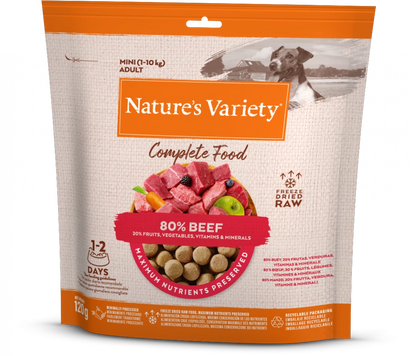 Complete Freeze Dried Food  Beef For Adult Dogs