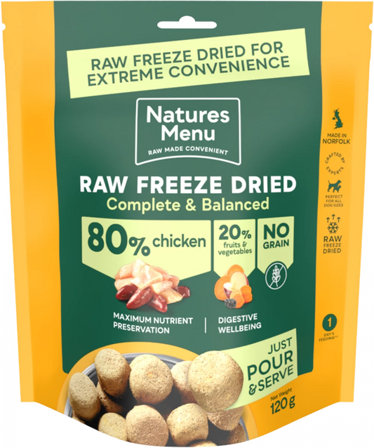 Complete Freeze Dried Food  80/20 Chicken For Adult Dogs