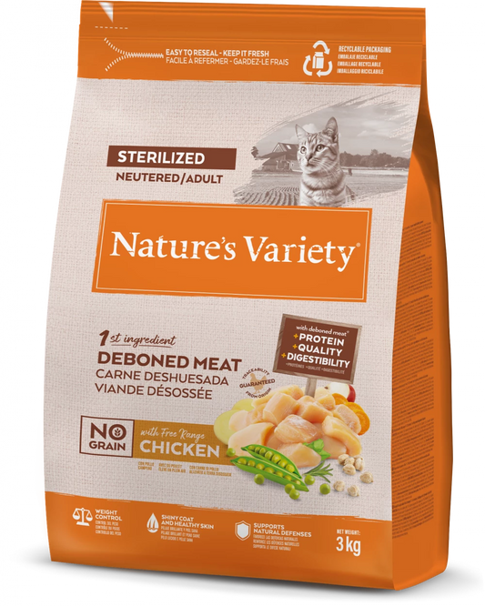 Selected Dry  Free Range Chicken For Adult Cats