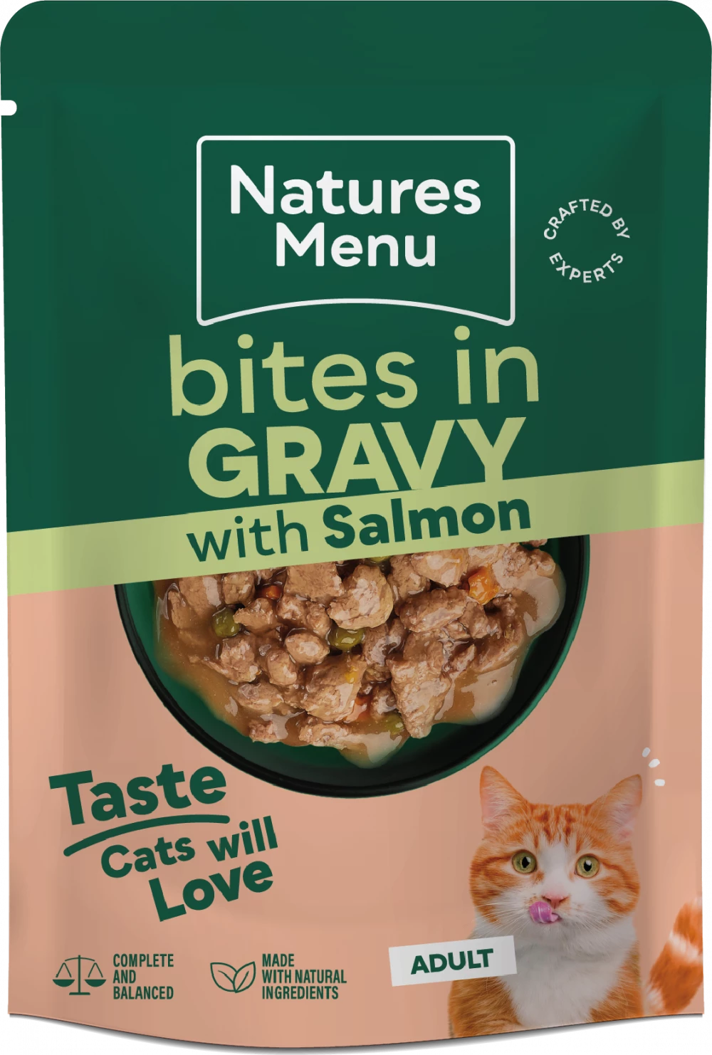 Bites in Gravy  Salmon For Adult Cats