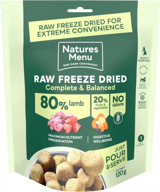 Complete Freeze Dried Food  80/20 Lamb For Adult Dogs