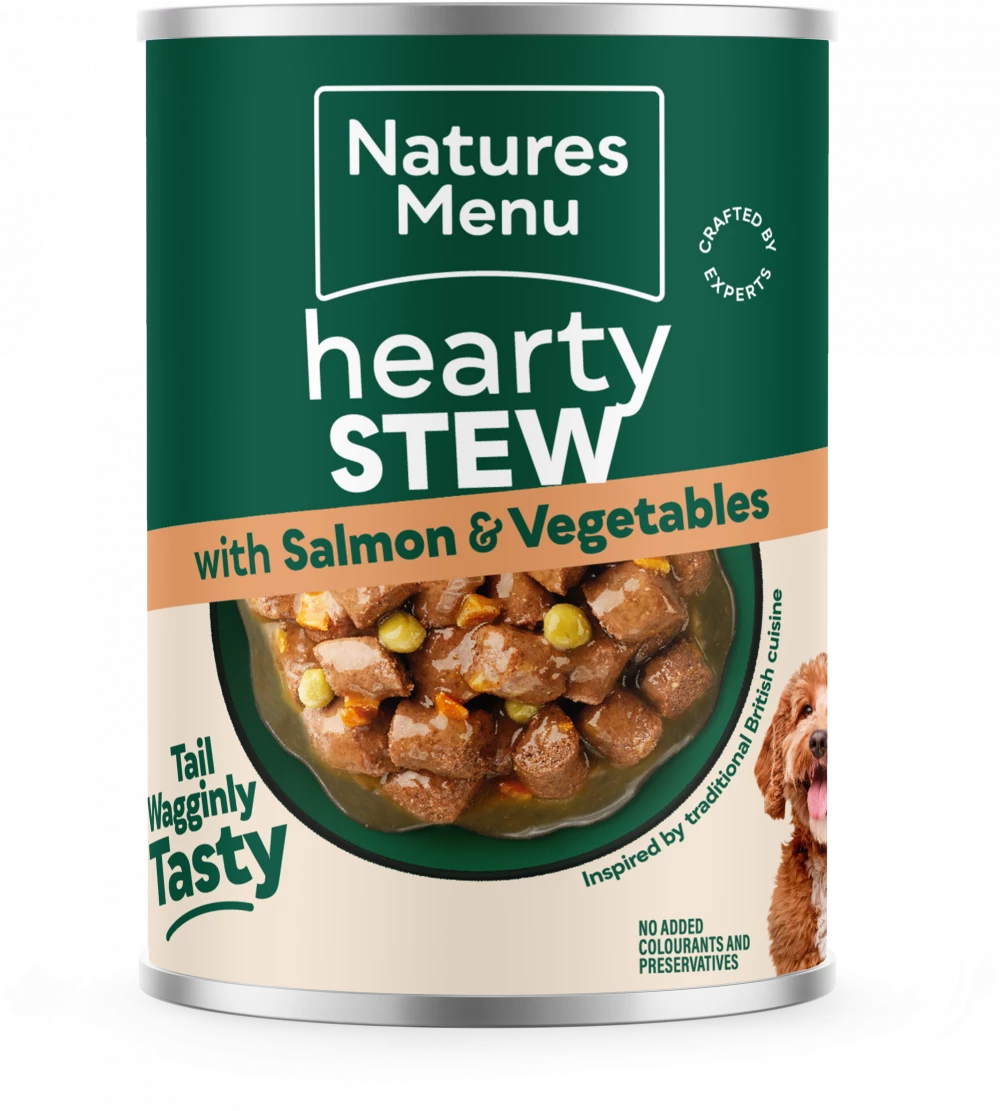 Natures Menu Cans  Hearty Stews Salmon For Adult Dogs