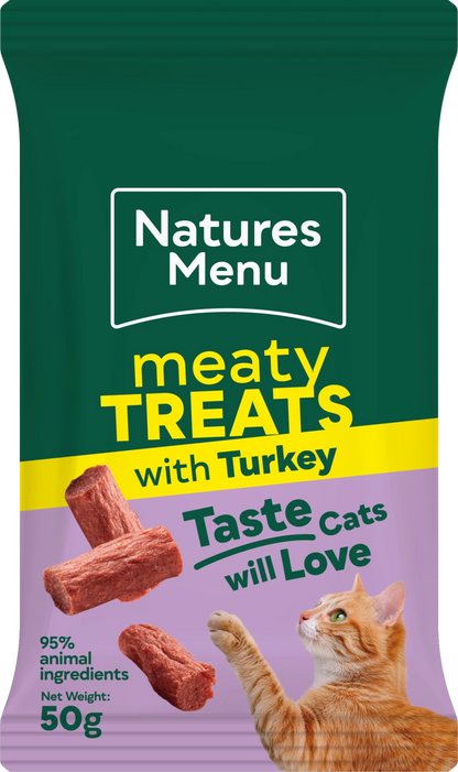 Natures Menu Treats  Turkey For Adult Cats