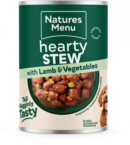 Natures Menu Cans  Hearty Stews Lamb For Adult Dogs