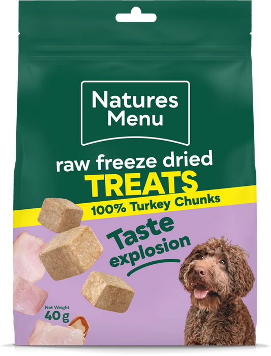 Freeze Dried Meat Chunks  Turkey Chunks For All Dogs